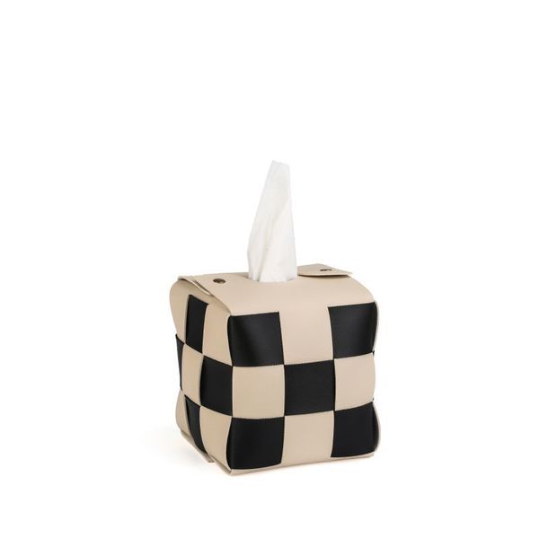 PU Leather Tissue Box Holder for Home or Bathroom