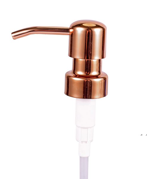 Rust-resistant 304 stainless steel wholesale soap dispenser pump in black bronze for kitchen or bathroom, jar not included