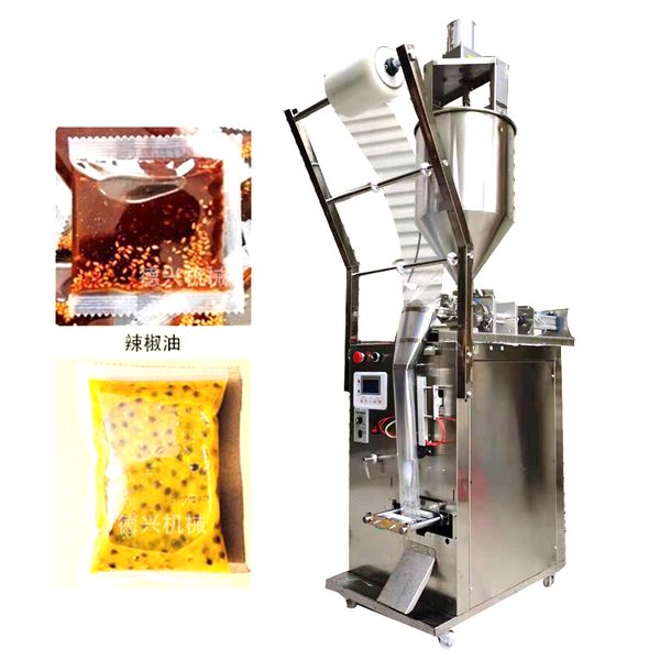 Shampoo Paste Sauce Vertical Filling Machine for Honey Ketchup Peanut Butter Packaging with 110V/220V Options
