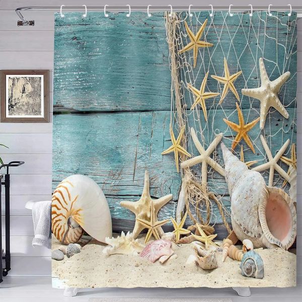Shell shower curtains featuring summer beach designs with starfish motifs, perfect for seaside-themed bathrooms, made from durable polyester fabric as part of a complete bathroom accessories set 240903

Rewritten:
Summer-themed shell shower curtains with starfish patterns, ideal for coastal bathroom decor, crafted from sturdy polyester in a matching accessories set 240903