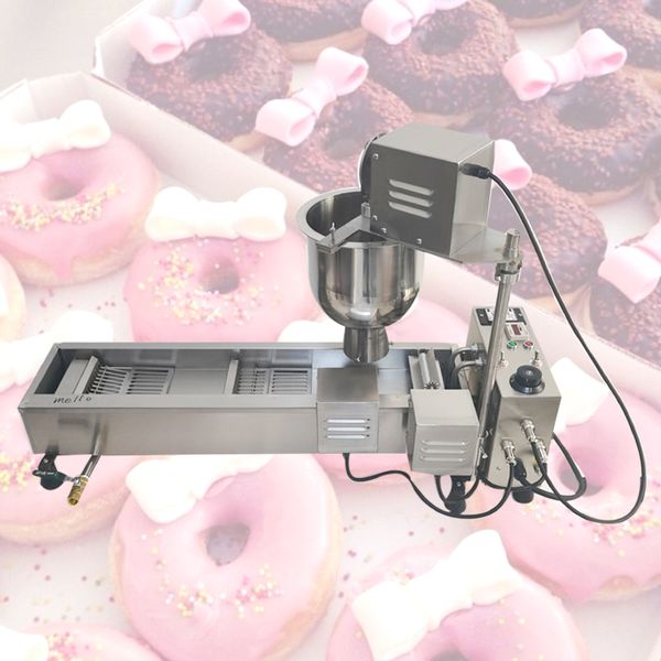 Single-row donut fryer assembly line for donut production