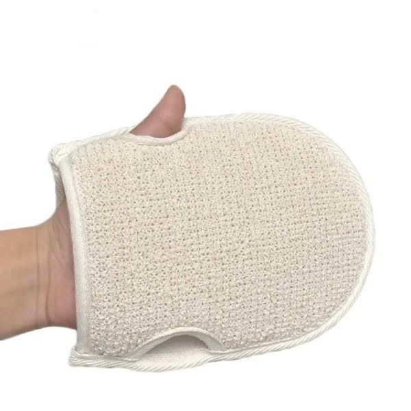 Soft Natural Loofah Glove Double-sided Body Scrub Sponge Pad Shower Body Scrubber Mitt for Shower Spa Skin Clean Bath GlovesT250207

Gentle dual-sided loofah glove sponge pad for shower and spa skin cleansing bath mitts