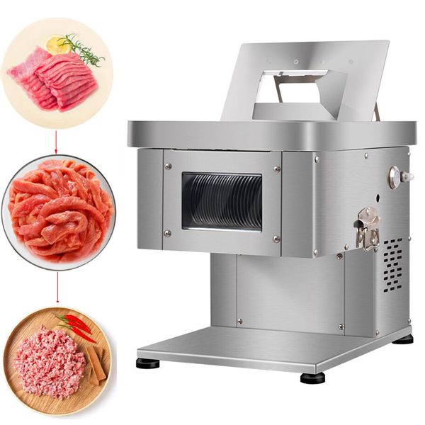 Stainless steel electric meat slicer for fresh meat, multifunctional and available for purchase