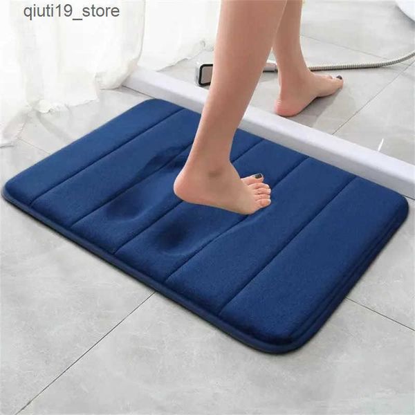 Super absorbent bath mat for quick drying and slip-resistant shower use  

Soft memory foam toilet mat for comfortable bathroom flooring  

Non-slip shower carpet that dries fast for bathroom safet...