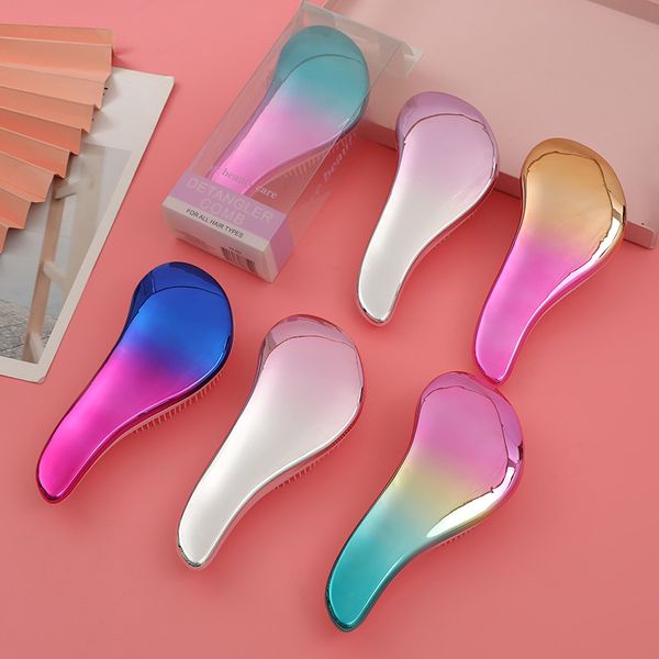 Trendy gradient hairbrush - lightweight, durable beauty tool for daily use
