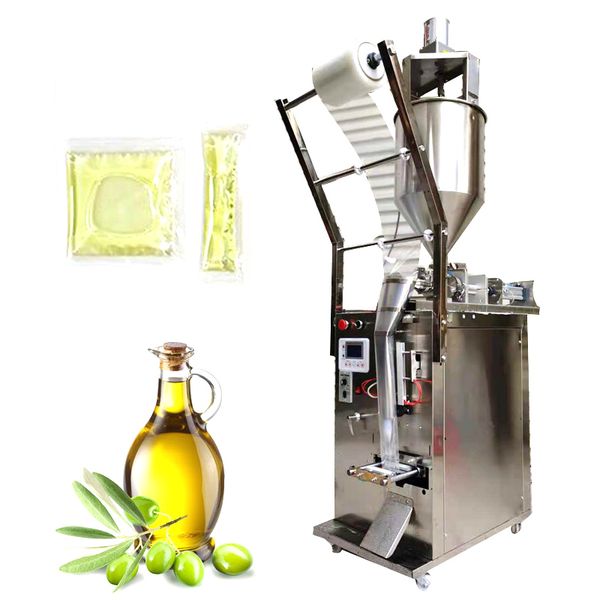 Versatile automatic filling and packaging machine for various liquids like sauces, honey, shampoo, and ketchup