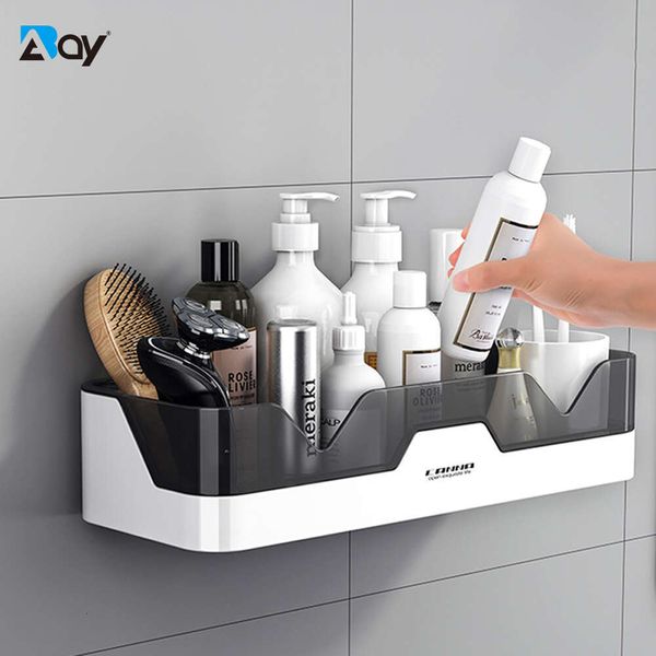Wall-mounted dish drying rack for bathroom and kitchen storage  
Plastic shower caddy organizer for home accessories  
Makeup and bathroom organizer with storage shelves  
Compact kitchen and showe...