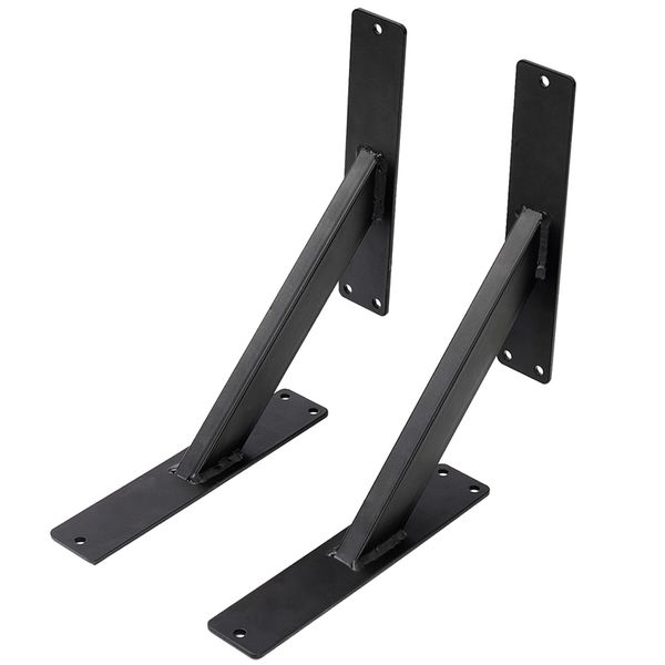 Wall-mounted heavy-duty scaffold shelf bracket for industrial iron table support