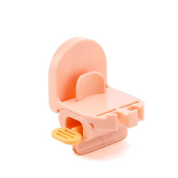 Wall-mounted manual toothbrush and toothpaste holder with dispenser