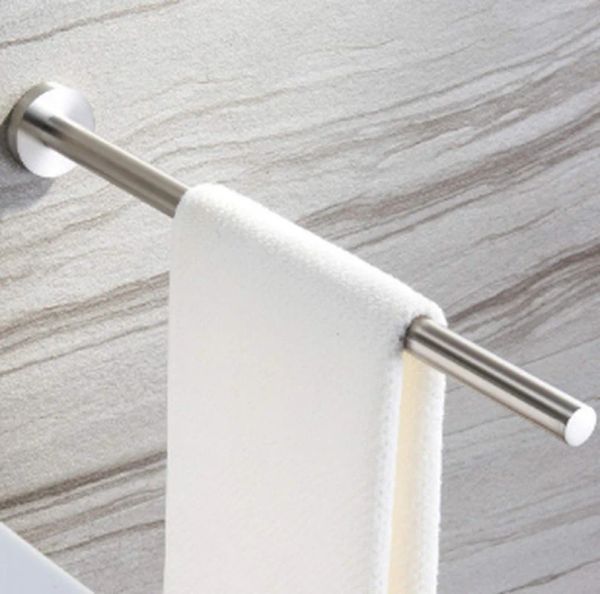 Waterproof and durable single-arm wall-mounted towel holder for bathroom paper rolls