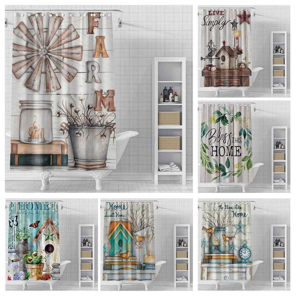 Waterproof fabric home shower curtains with natural animal prints, modern bathroom curtains in sizes 180x200 and 240x200