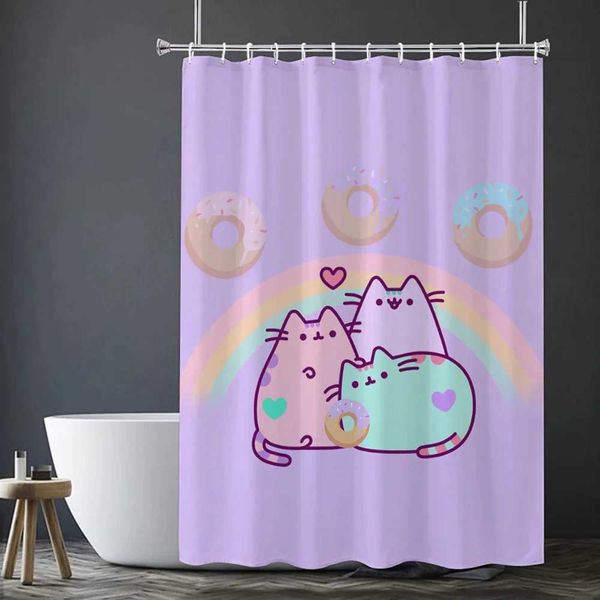 Waterproof folding partition wall for bedroom and bathroom, featuring shower curtains and fabric furniture set