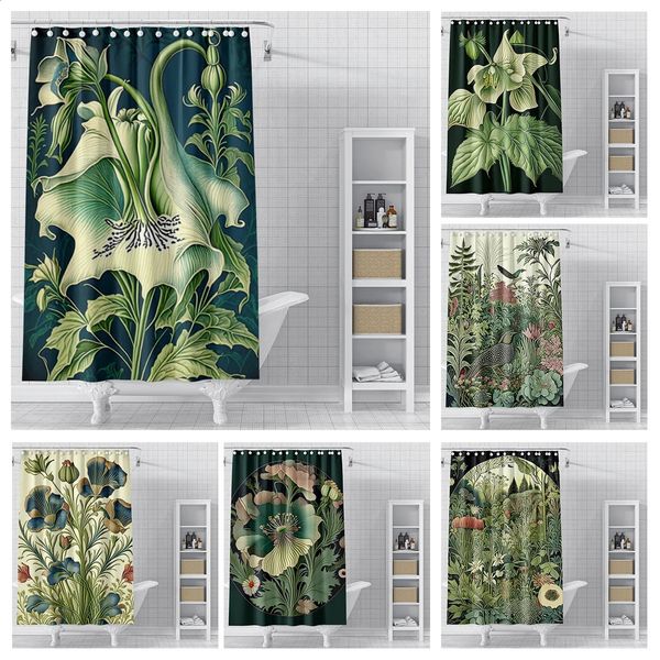 Waterproof modern Nordic-style bathroom shower curtains in sizes 180x200 and 240x180