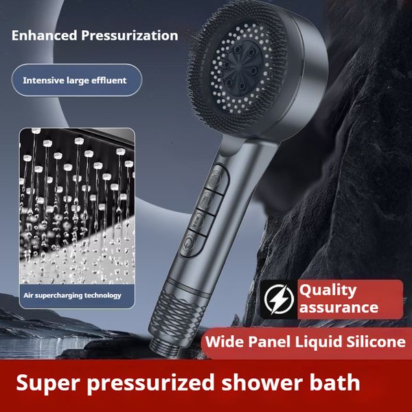 Wear Pressurized Strong Bathroom Five Level Sprinkler Water Stop Filtration Spray Shower Shower Head