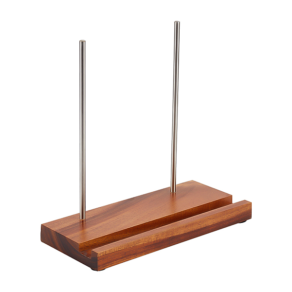 Wood Toilet Paper Holder Stand