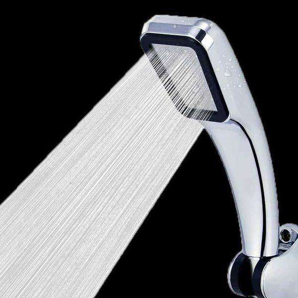 Zhangji 300-hole high-pressure rain shower with water-saving 3-color chrome, black and white spray nozzle for bathrooms
